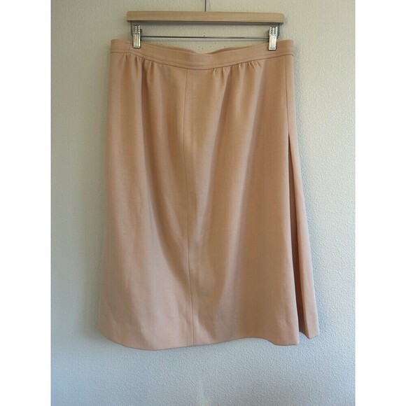 Vintage Givenchy Sport Wool Blend A-Line Skirt 16 - Picture 2 of 7